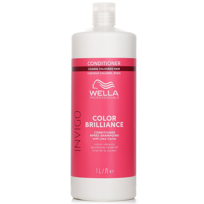 Wella Invigo Color Brilliance Conditioner With Lime Caviar Coarse Colored Hair 1000ml