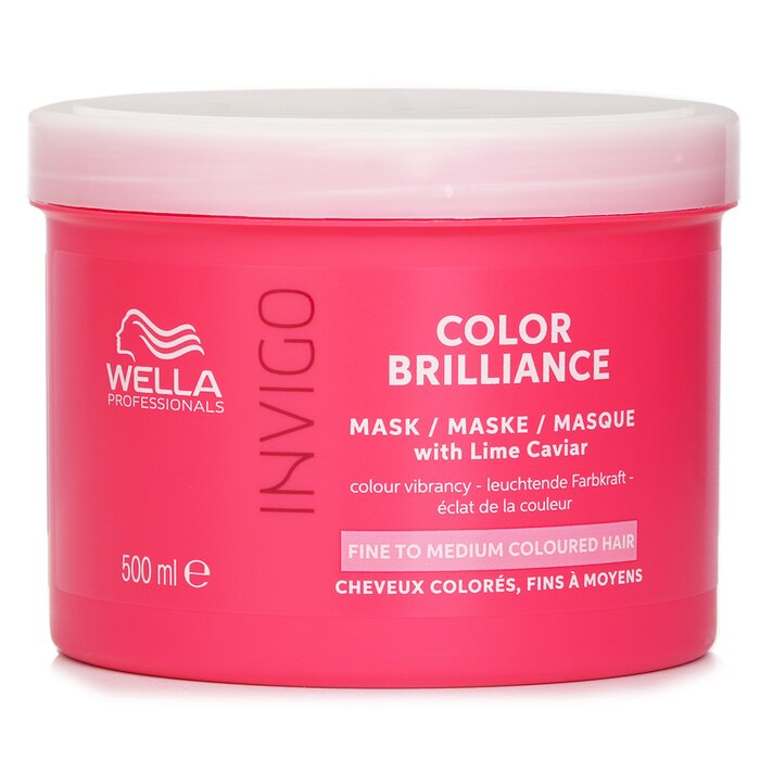 Wella Invigo Color Brilliance Mask With Lime Caviar Fine To Medium Colored Hair 500ml