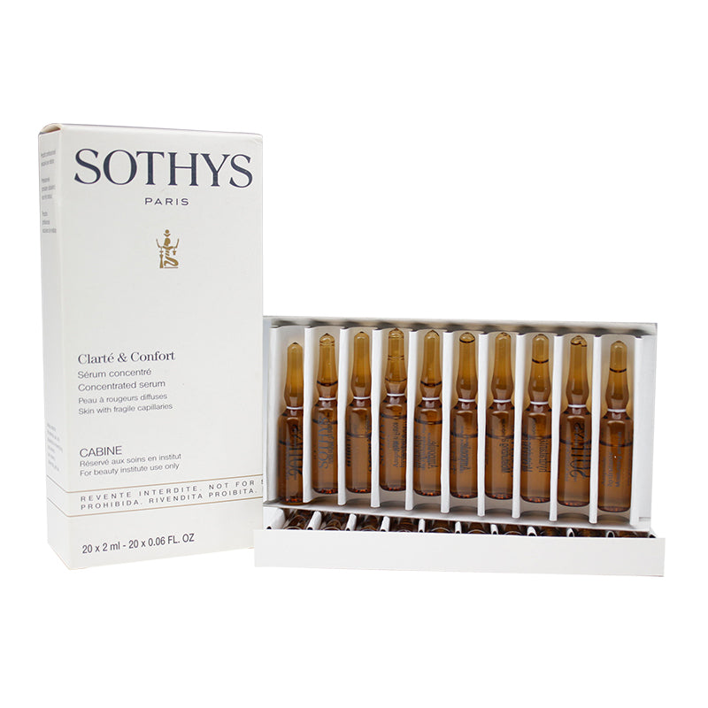 Sothys Clarté &amp; Confort Concentrated Serum Ampoules 2ml x 20Amp