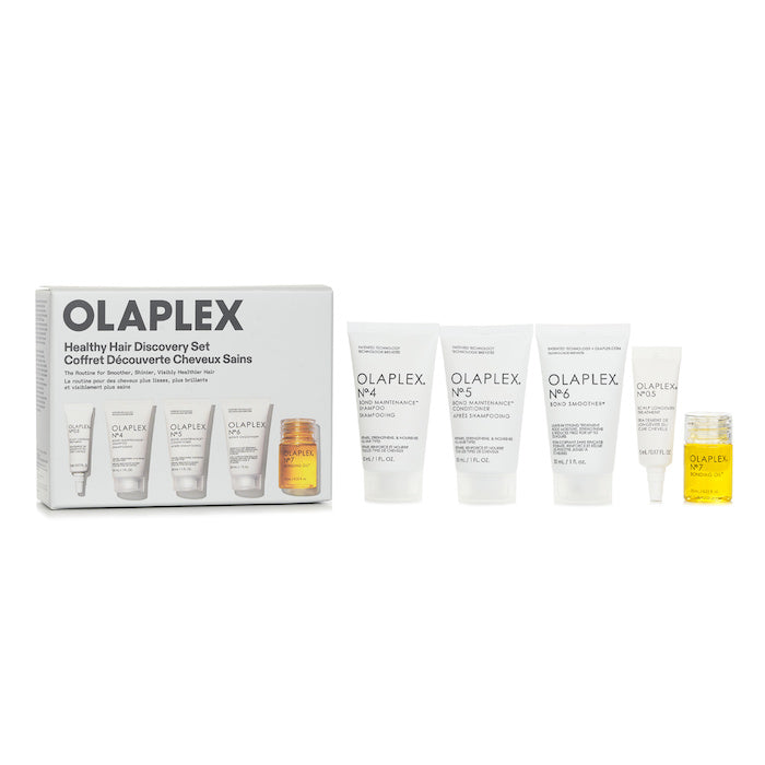 Olaplex Olaplex The Healthy Hair Discovery Set: No4 30ml+No5 30ml+No0.5 5ml+No6 30ml+No7 Bonding Oil 7.5ml (5Pcs) 102.50ml