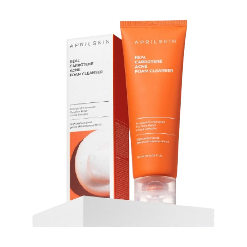 APRILSKIN Real Carrotene Acne Foam Cleanser 120ml