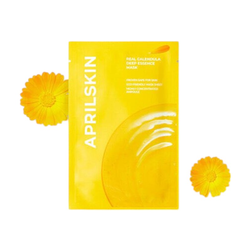 APRILSKIN Real Calendula Deep Essence Mask 20g x 1 Sheet