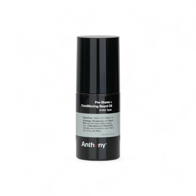 Anthony Logistics For Men Pre-Shave + Conditioning Beard Oil - For All Skin Types 961610 59ml / 2oz