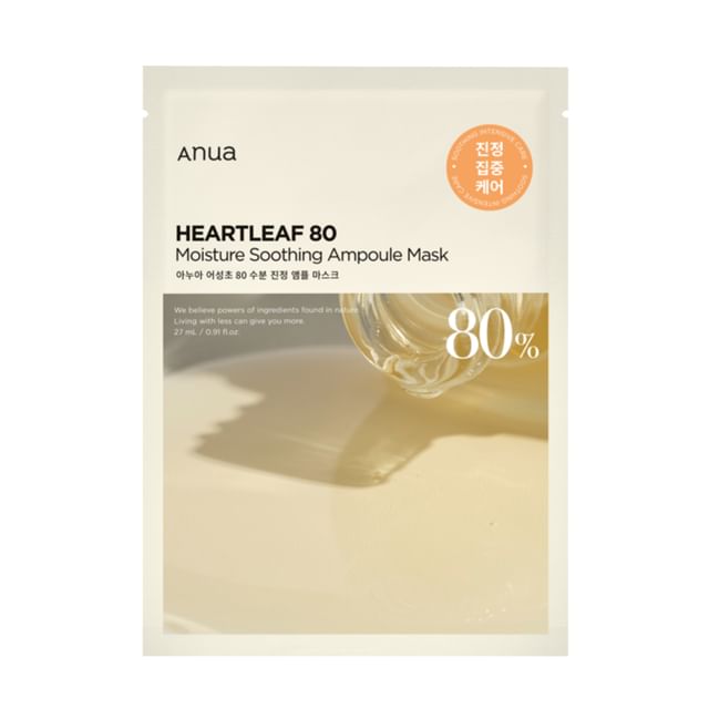 Anua Heartleaf 80 Moisture Soothing Ampoule Mask 27ml