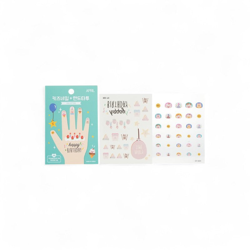 April Korea April Nail + Hand Tattoo - 