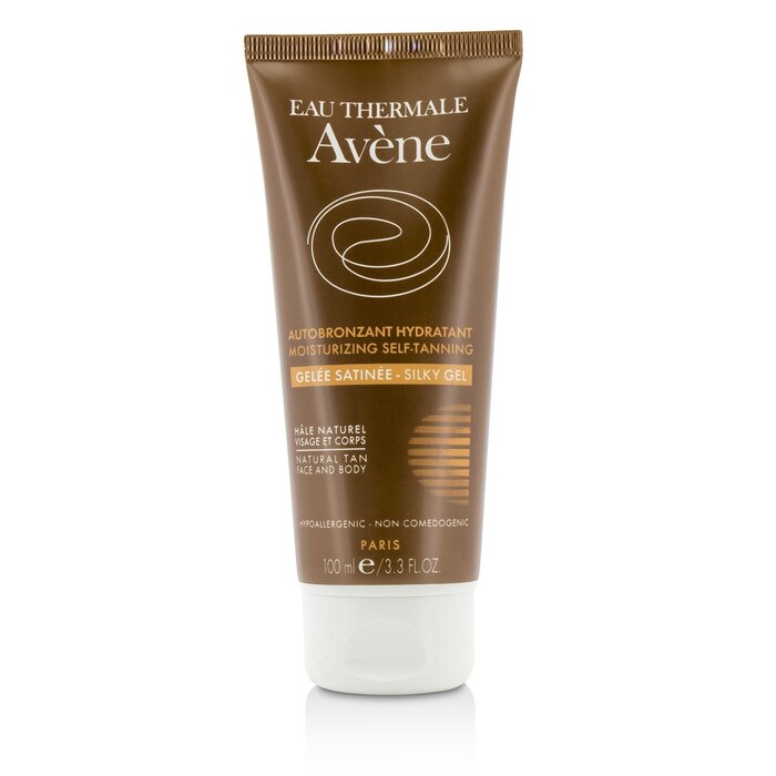 Avene Moisturizing Self-Tanning Silky Gel For Face &amp; Body - For Sensitive Skin 07304 100ml/3.3oz