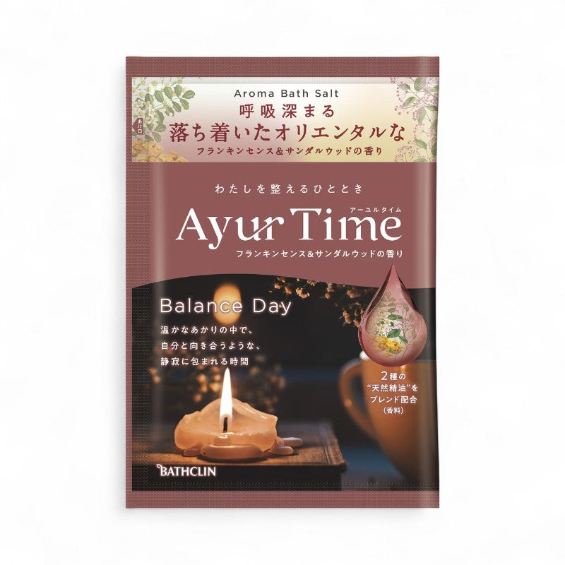 BATHCLIN Ayur Time Aroma Bath Salt Balance Day 40g