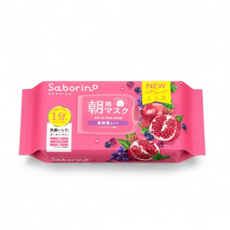 BCL Saborino Morning All-in-one Mask N High Moisture Type Mixed Berry 30 pcs