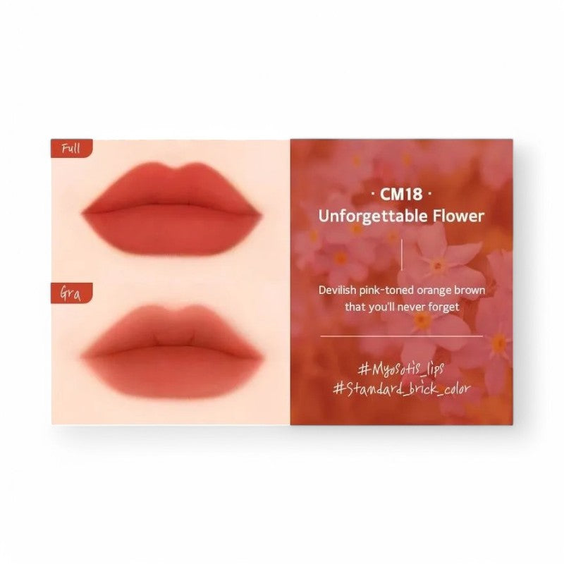 BLACK ROUGE Cream Matt Rouge 3 - 10 Colors CM18 Unforgettable Flower