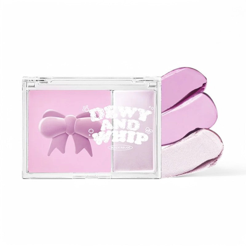 BLACK ROUGE Dewy Whip Cheek And Beam - 3 Colors DW02 Grape