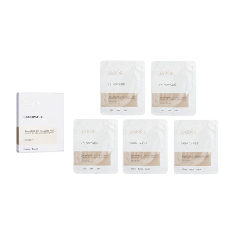 Babor Skinovage [Age Preventing] Balancing Bio-Cellulose Mask - For Combination Skin 5pcs