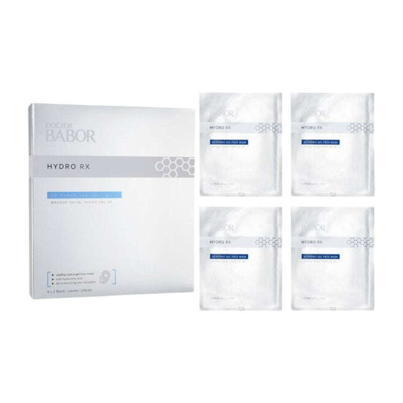 Babor Doctor Babor Hydro RX 3D Hydro Gel Face Mask 4PCS