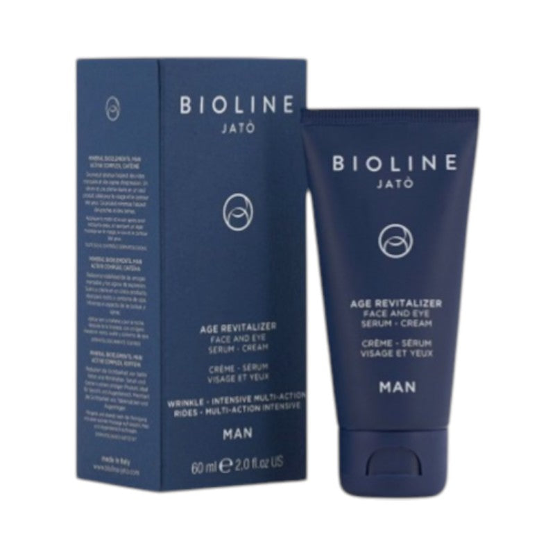 Bioline Man Age Revitalizer Face &amp; Eye Serum Cream 60ml