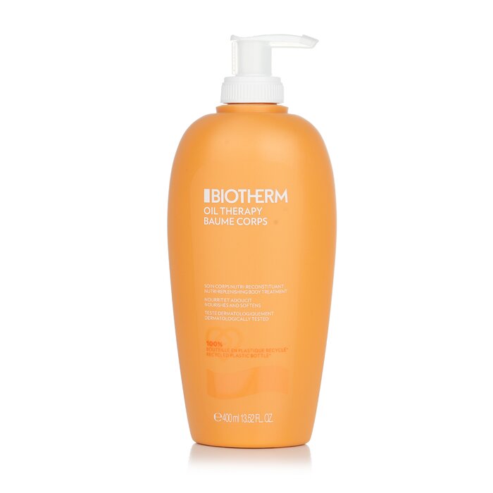 Biotherm Oil Therapy Baume Corps Nutri-Replenishing Body Treatment with Apricot Oil (For Dry Skin) L40915 400ml/13.52oz