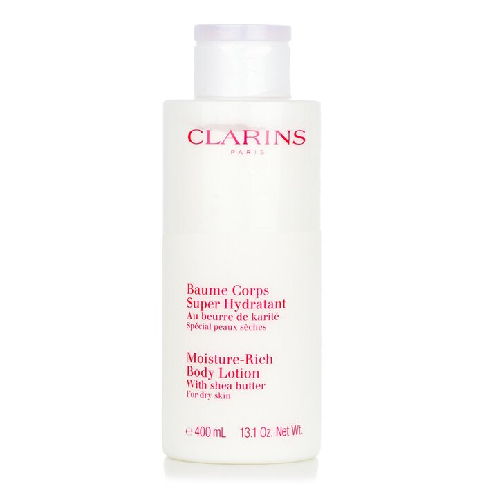 Clarins Moisture-Rich Body Lotion with Shea Butter - For Dry Skin (Super Size Limited Edition)  400ml/14oz (Parallel Import)