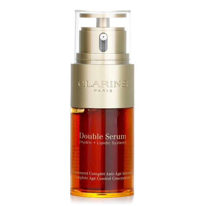 Clarins Double Serum (Hydric + Lipidic System) Complete Age Control Concentrate  30ml/1oz (Parallel Import)