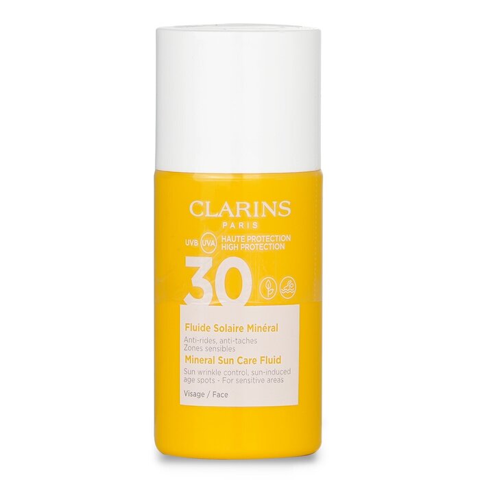 Clarins Mineral Sun Care Fluid For Face SPF 30 - For Sensitive Areas  30ml/1oz (Parallel Import)