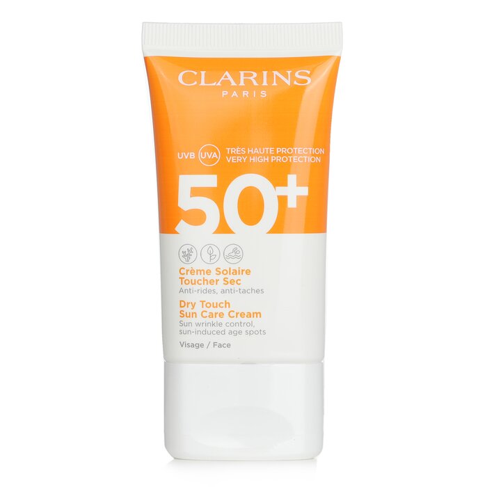 Clarins Dry Touch Sun Care Cream For Face SPF 50  50ml/1.7oz (Parallel Import)