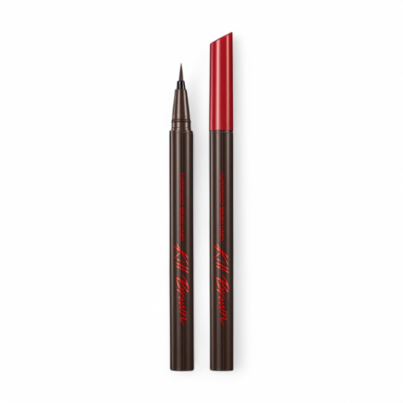 CLIO Superproof Brush Liner - 2 Colors Kill Brown