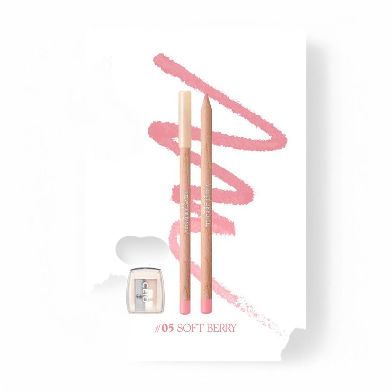 CLIO Velvet Lip Pencil Set - 6 Colors 