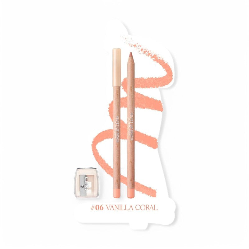 CLIO Velvet Lip Pencil Set - 6 Colors 