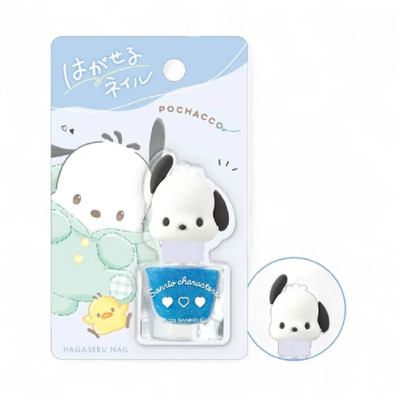 CRUX Sanrio Peel Off Nail Polish Pochacco - Blue
