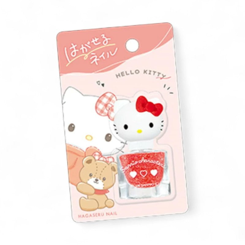 CRUX Sanrio Peel Off Nail Polish Hello Kitty - Red
