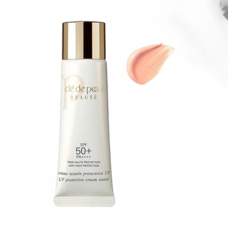 Cle De Peau UV Protective Cream Tinted SPF 50 PA++++ Pink