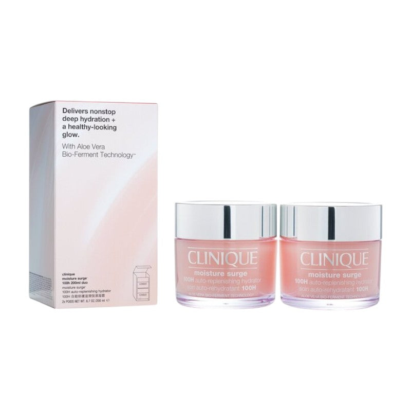 Clinique Moisture Surge 100H Auto-Replenishing Hydrator (Jumbo Size) Duo Pack 06698/KWW9 2x200ml/6.7oz