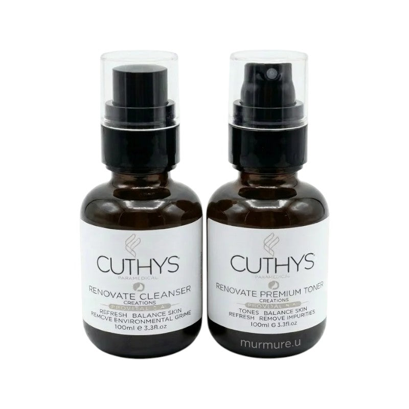 Cuthys Renovate Cleanser + Renovate Premium Toner 100ml