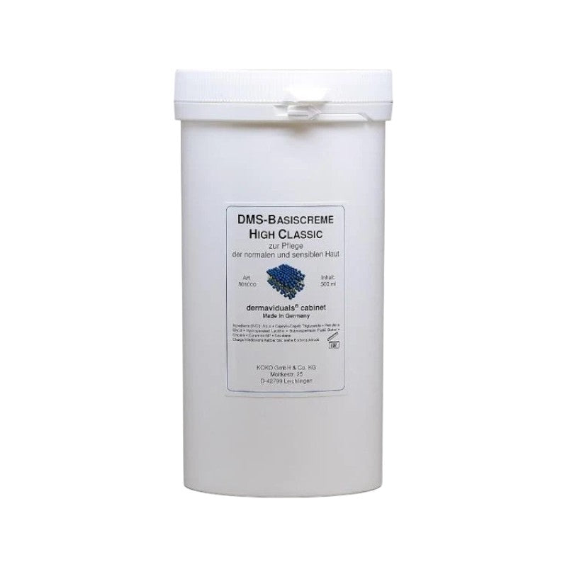 Dermaviduals DMS Basiscreme - High Classic 500ml (Salon Pro Size)
