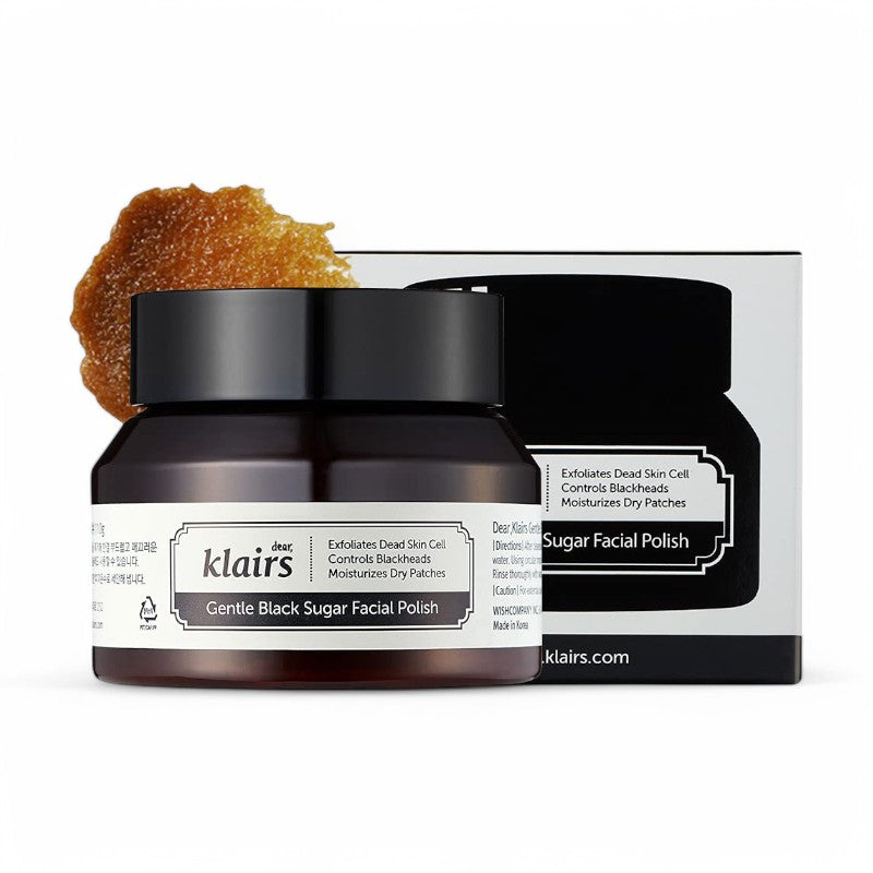 Dear, Klairs Gentle Black Sugar Facial Polish 110g