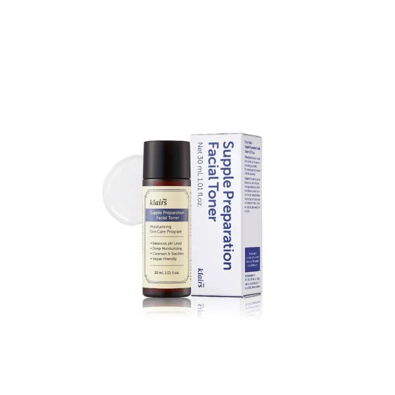【Clearance】Dear, Klairs Supple Preparation Facial Toner Mini 30ml (EXP:08/26)
