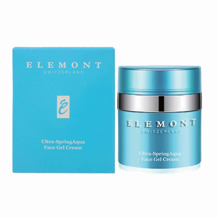 ELEMONT Ultra-Spring Aqua Face Gel-Cream (Moisturising, Rejuvenating, Soothing, Anti-Wrinkle Aging, Hydrating) 50ml