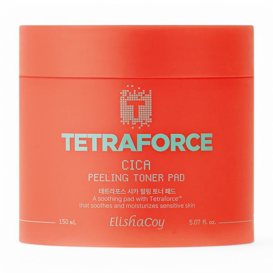 【Clearance】ElishaCoy Tetraforce Cica Peeling Toner Pad 60 pads (EXP:05/26)