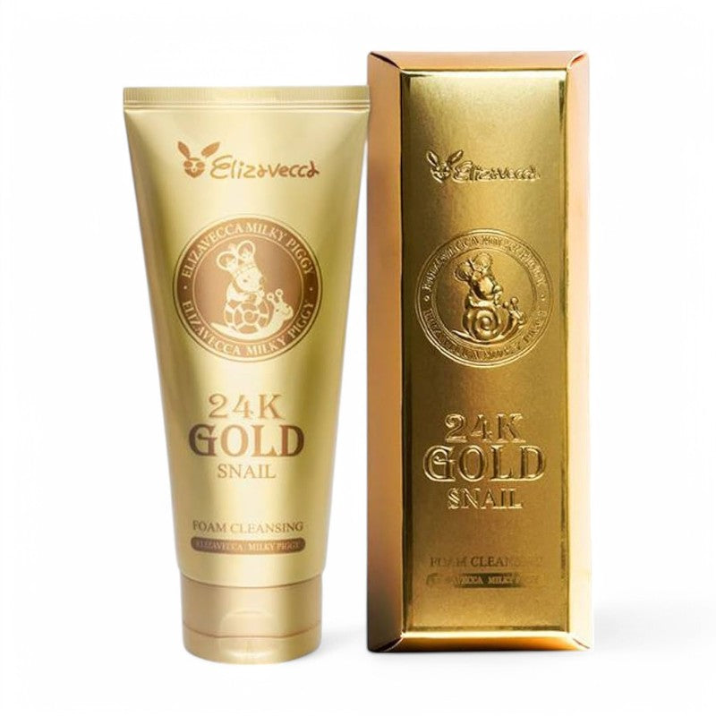 Elizavecca Milky Piggy 24K Gold Snail Foam Cleansing 180ml