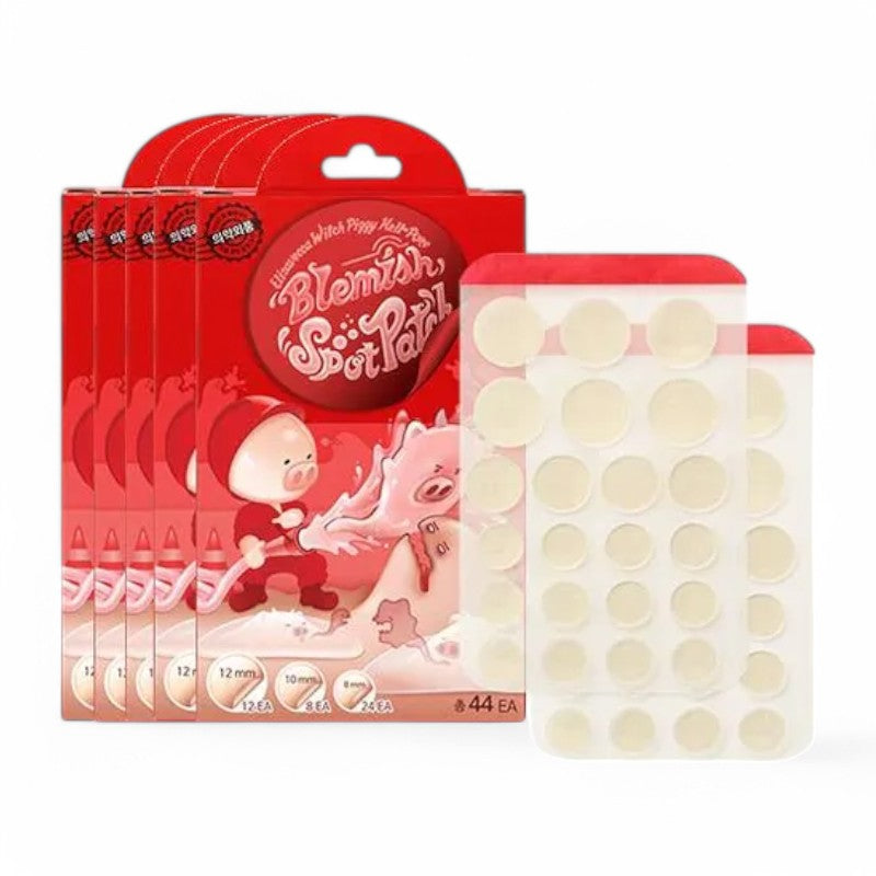 Elizavecca Witch Piggy Hell Pore Blemish Spot Patch Bundle Set 44 patches x 5 pcs