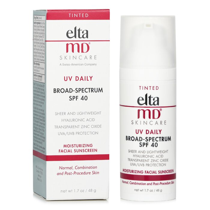 Elta MD UV Daily Moisturizing Facial Sunscreen SPF 40 - For Normal, Combination &amp; Post-Procedure Skin - Tinted 2269 48g/1.7oz