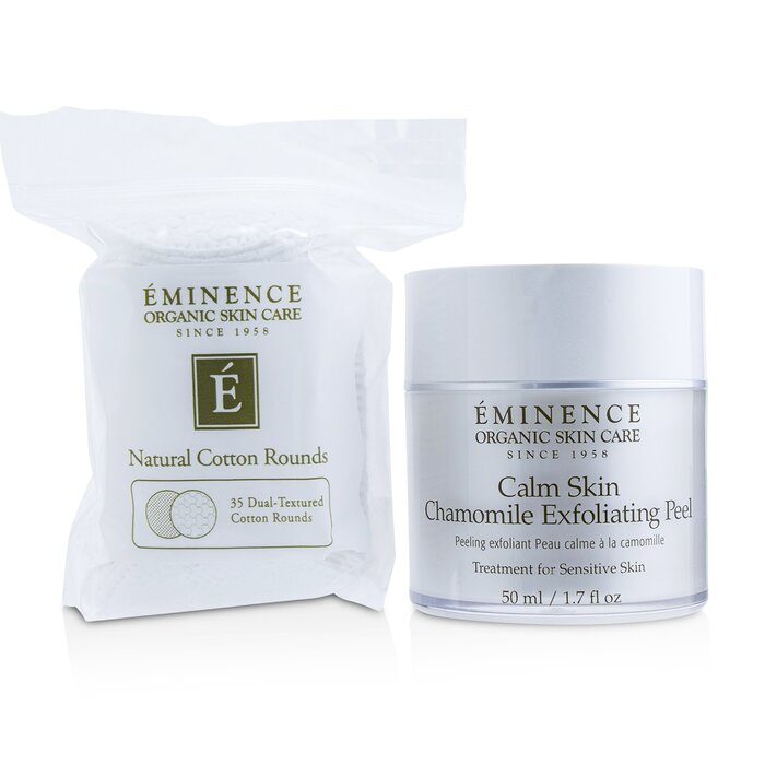 Eminence Calm Skin Chamomile Exfoliating Peel (with 35 Dual-Textured Cotton Rounds) 919EPCLM 50ml/1.7oz