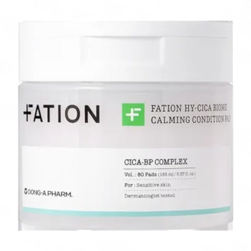 FATION Hy-cica Biome Calming Condition Pad 165ml x 80 pads