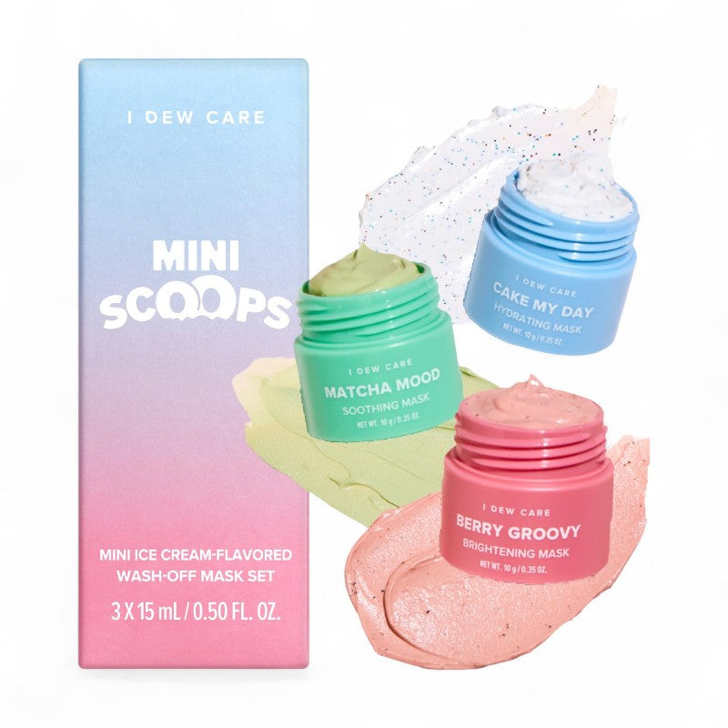 I DEW CARE Mini Scoops Wash-Off Mask Set 3 pcs