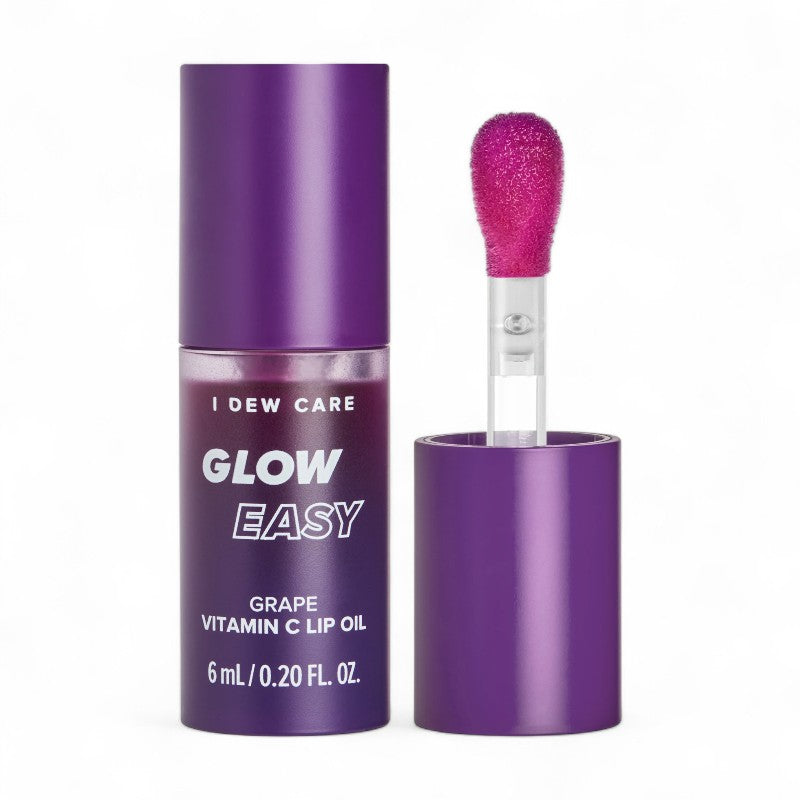 I DEW CARE Glow Easy Vitamin C Lip Oil - 3 Colors 2023 Version - Grape