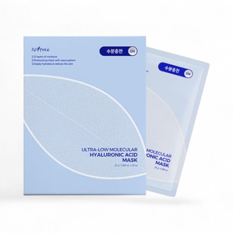 Isntree Ultra-low Molecular Hyaluronic Acid Mask Set 25g x 10 pcs