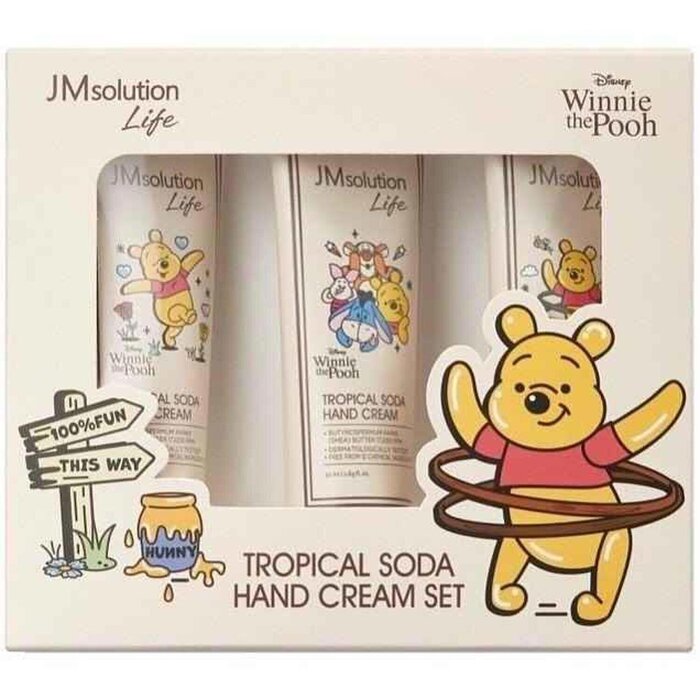 JM Solution Disney Winnie the Pooh Tropical Soda Hand Cream Set 50ml*3pcs