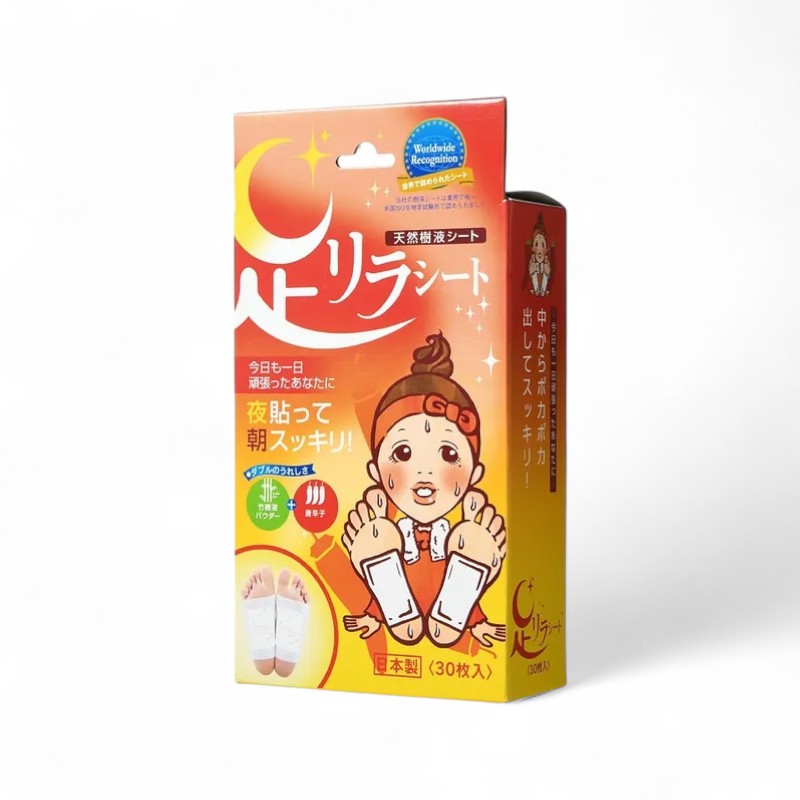 KINOMEGUMI Natural Beauty Foot Detox Patch Chili - 30 pcs