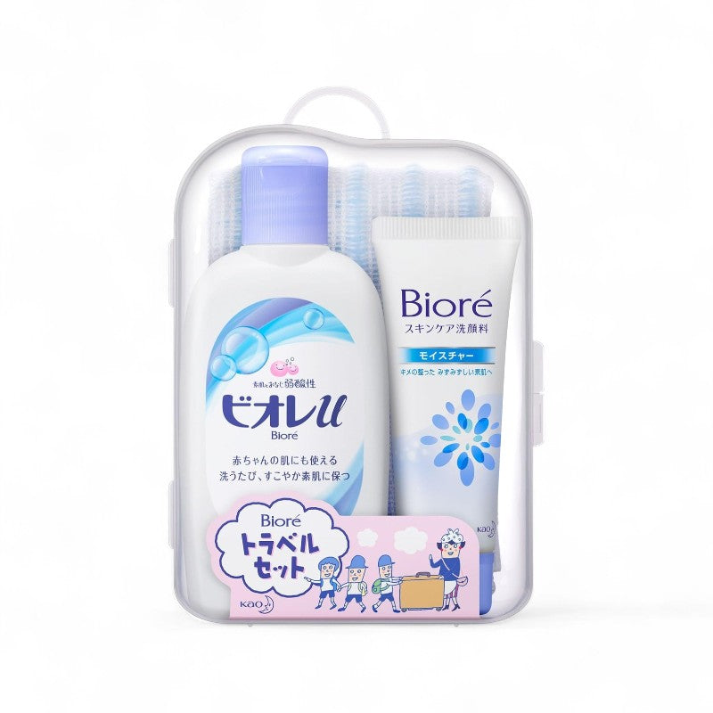 Kao Biore U Face &amp; Body Bath Travel Set 3 pcs