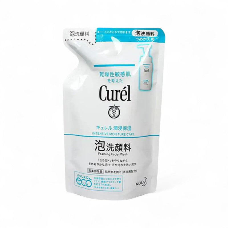 Kao Curel Intensive Moisture Care Foaming Facial Wash 130ml Refill