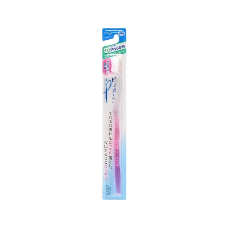 Kao PureOra Compact Slim Head Toothbrush 1 pc - Random Color - Soft
