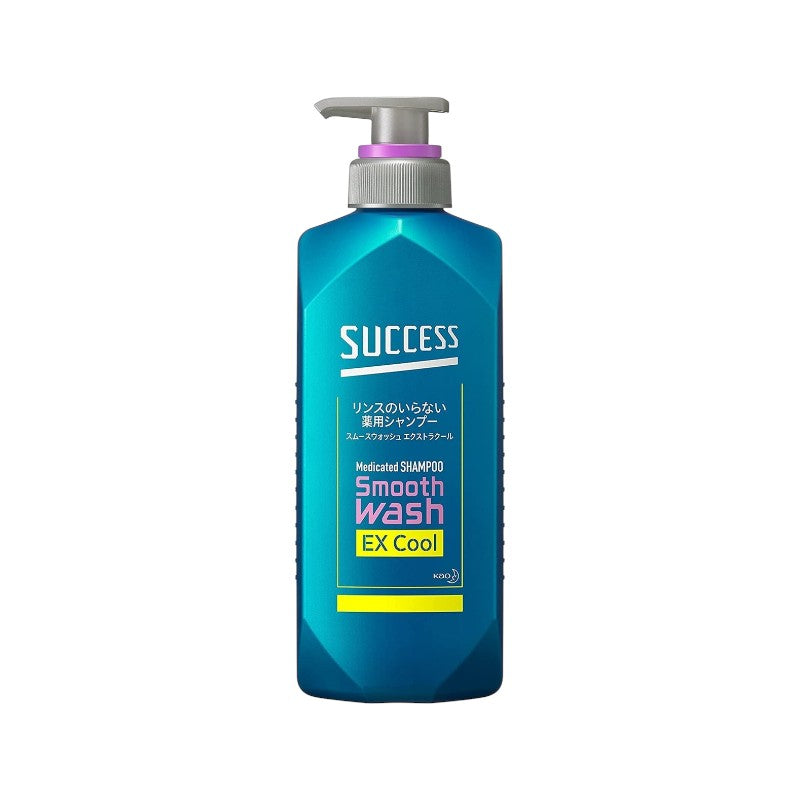 Kao Success Shampoo Smooth Wash EX Cool - 400ml