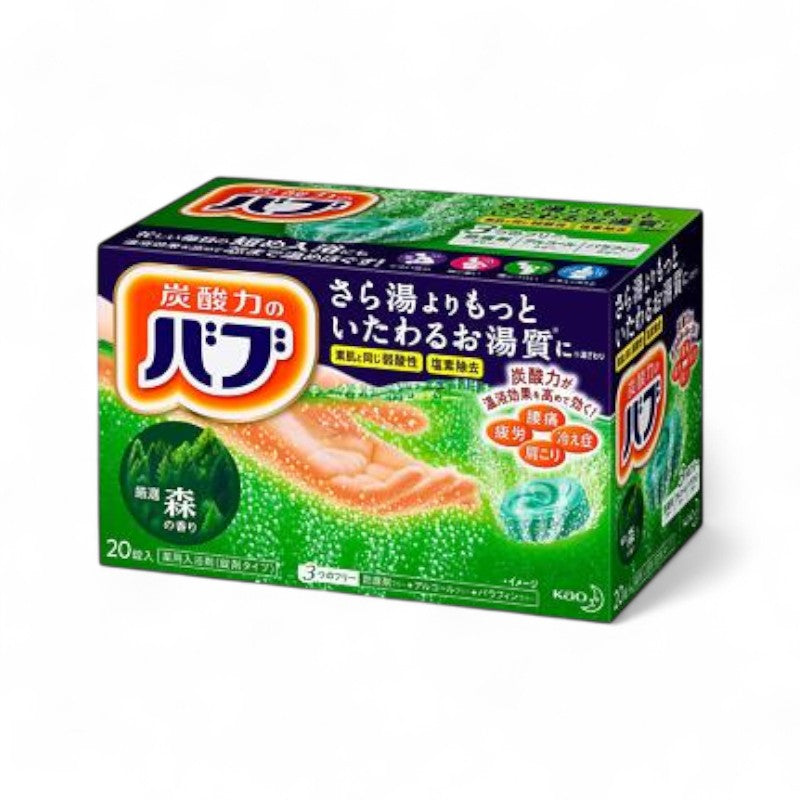 Kao Bub Bath Salt Tablet Forest - 20 pcs